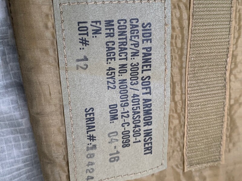 米海軍実物 CMU-37/P BODY ARMOR navy Air crew Systems ボディー