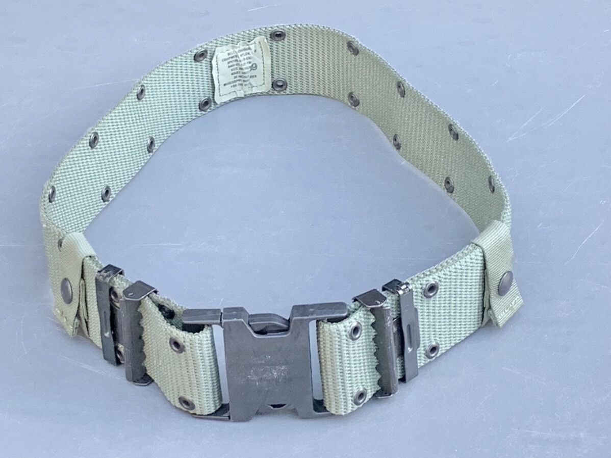 米軍実物 LC-2(LC-2A) OD ナイロン・ピストルベルト MEDIUM ベルト