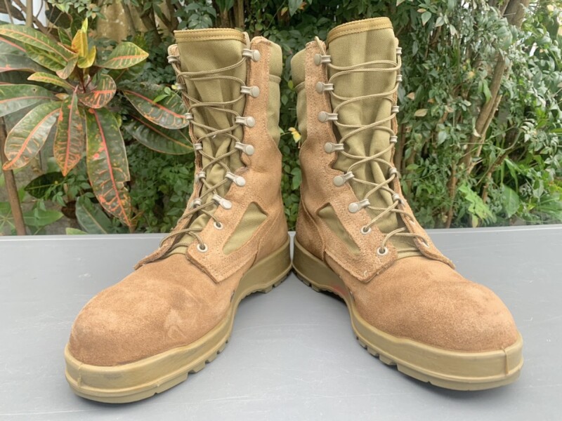 米軍実物 BELLEVILLE 550 ST デザートブーツ 10.5 R ミリタリーブーツ