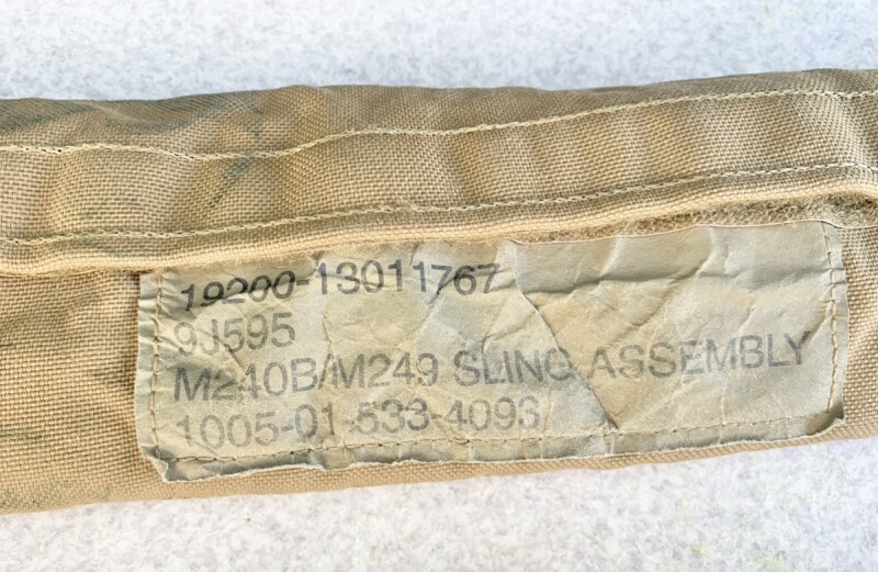 米軍実物 BULLDOG製 M240／M249 SAW ウェポンスリング ベルト