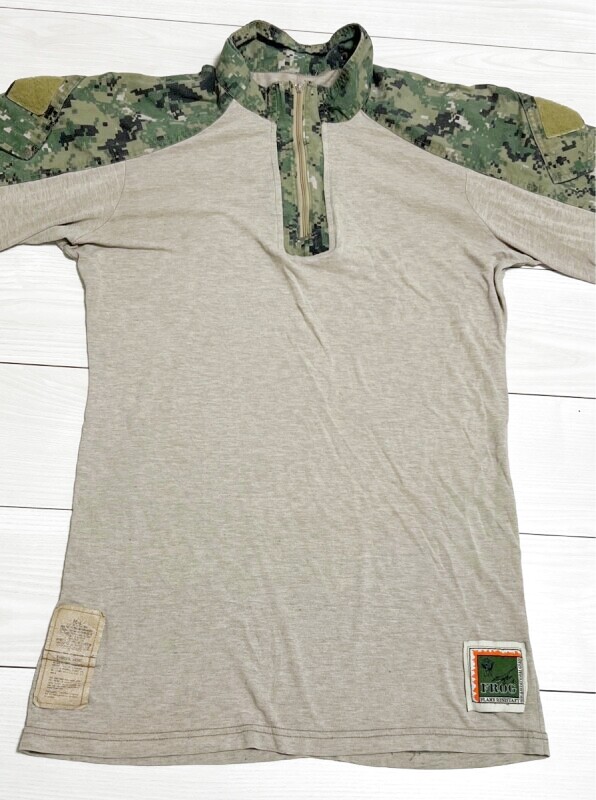 米軍実物 FROG US NAVY, AOR2 コンバットシャツ TYPEIII M-LONG CRYE