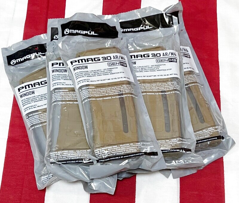米軍実物 MAGPUL PMAG 30 GEN M3 AR-15/M4/M16 30連マガジン WINDOW 両