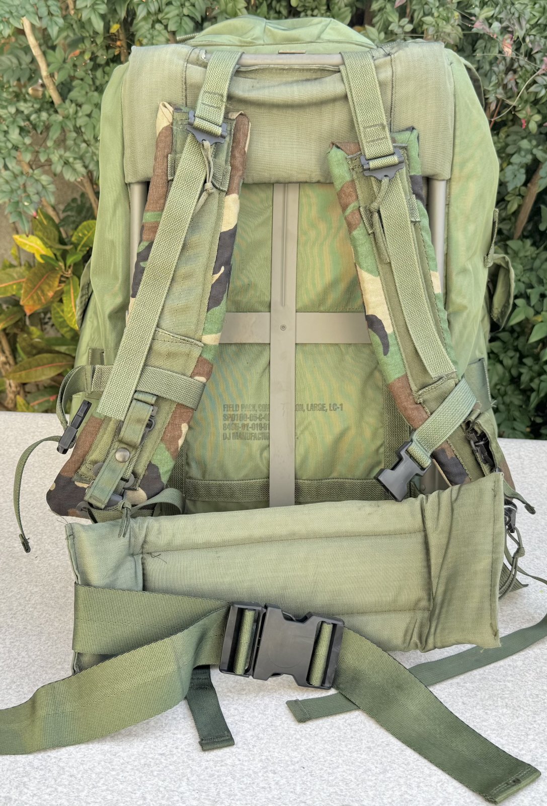 米軍実物 LC-1 アリスパック フレームセット LARGE BAG/バッグ