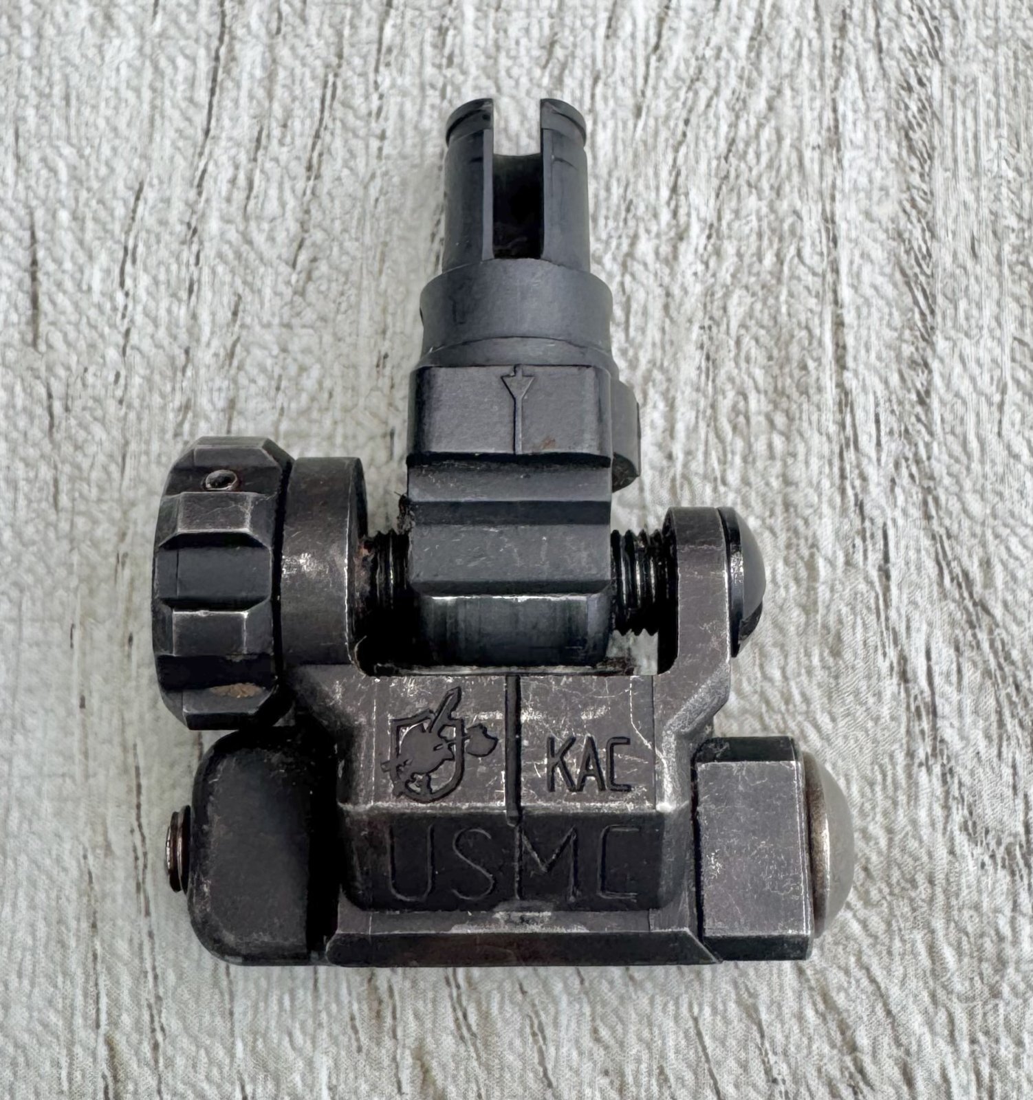 米軍放出品実物KACナイツマイクロフリップリアサイト中古品1 米軍