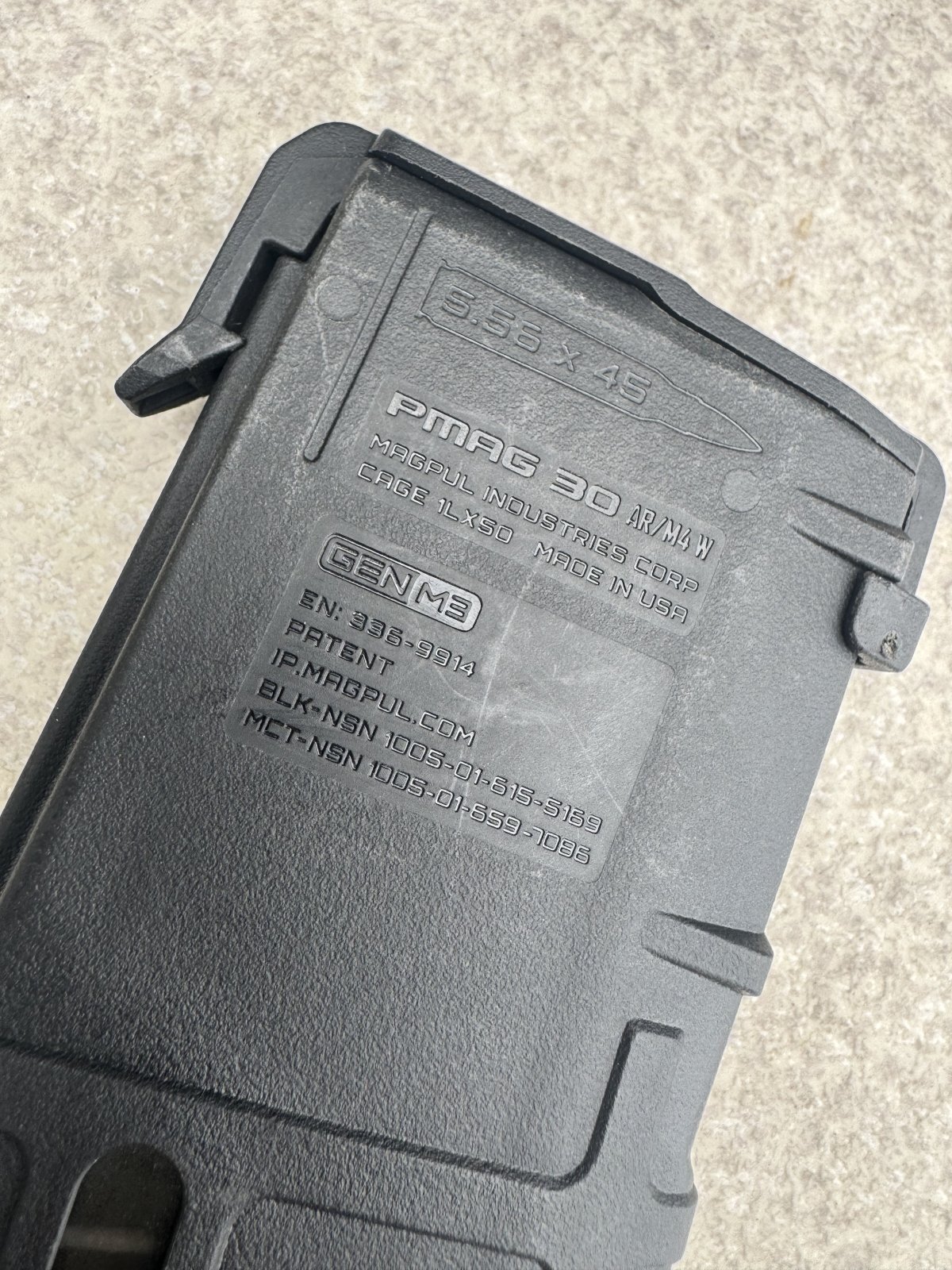 米軍実物 MAGPUL PMAG 30 GEN M3 AR-15/M4/M16 30連マガジン WINDOW 両