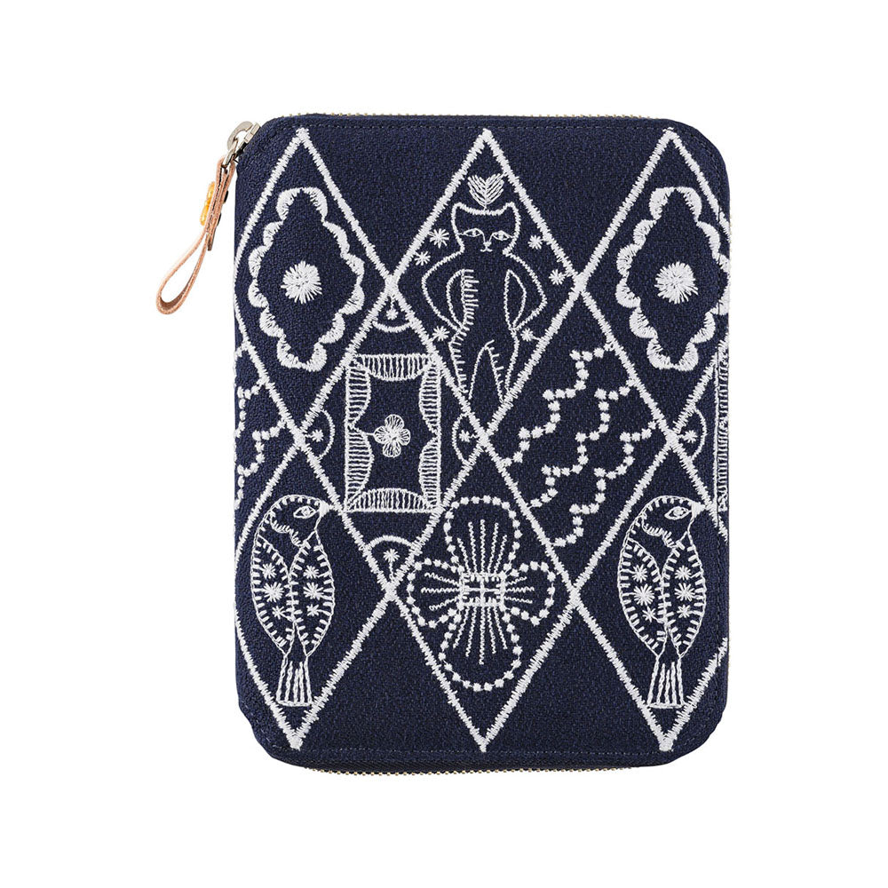 Hobonichi 2025 A6 Cover - mina perhonen: symphony (Navy) – Little