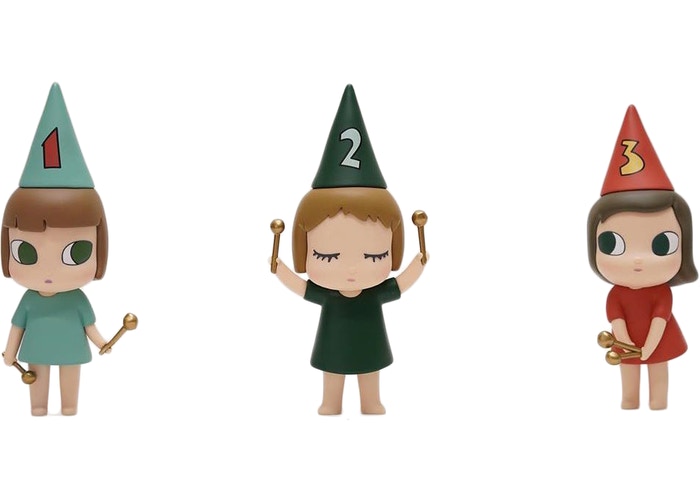 123 Drumming Girls (Set of 3) - YOSHITOMO NARA – Little Art Collection