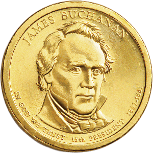 2010-D James Buchanan Presidential Dollar | Littleton Coin Company