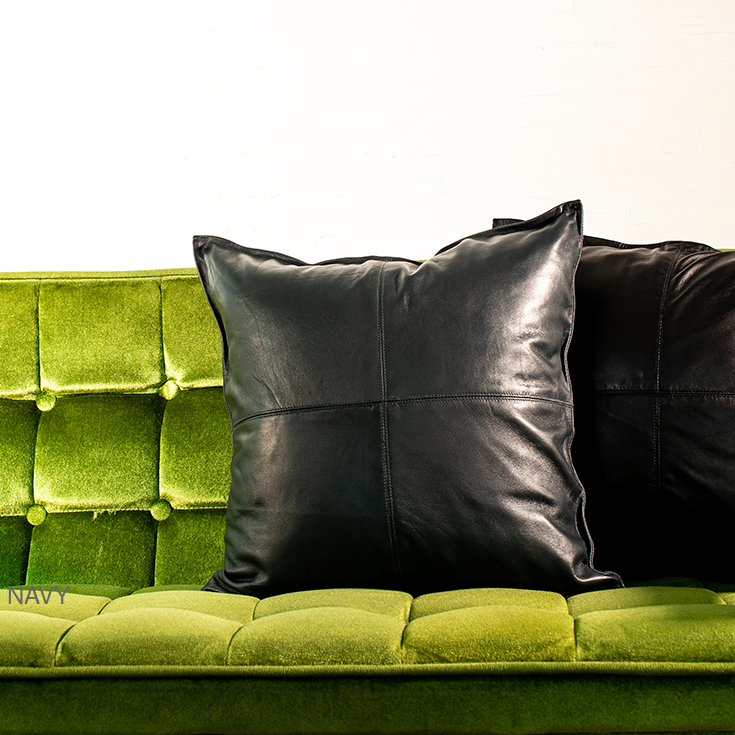 LIUGOO 本革 クッションカバー 男女兼用 リューグー ITG02A クッション