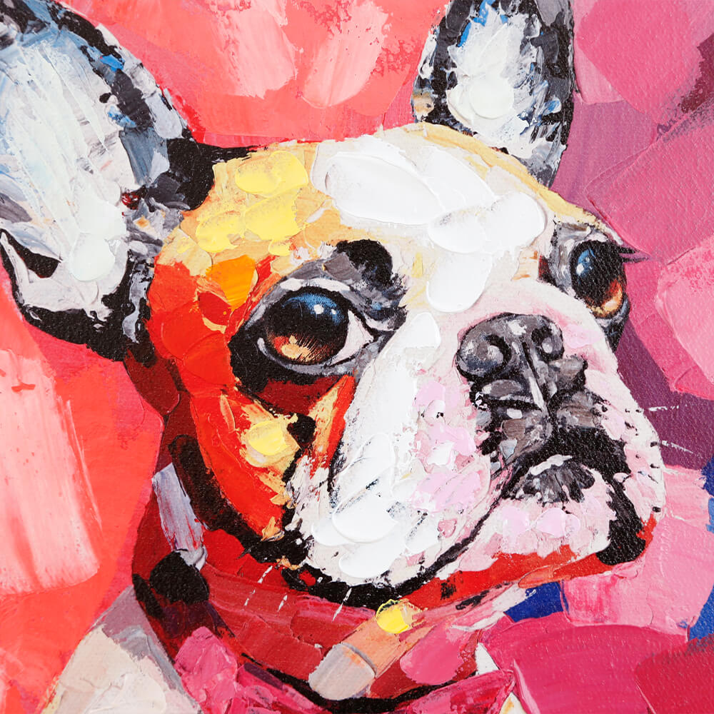 Dog pink (ドッグピンク) 32×40cm - アート・インテリア絵画の通販