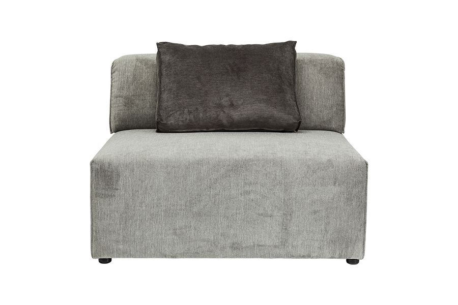 インフィニティ 2シーター 100 エレメンツ グレー ソファ - カウチ