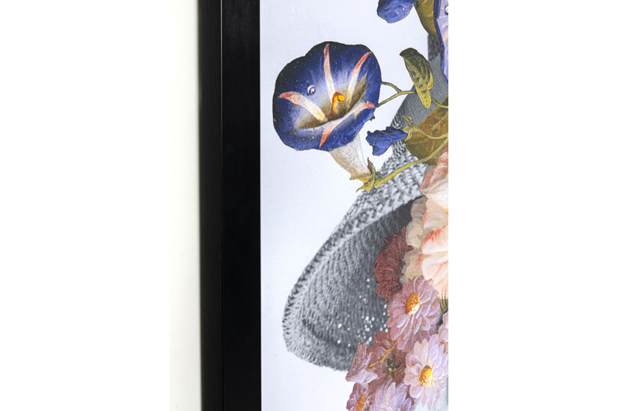 フラワーレディ パステル 152x117cm ピクチャーフレームアート