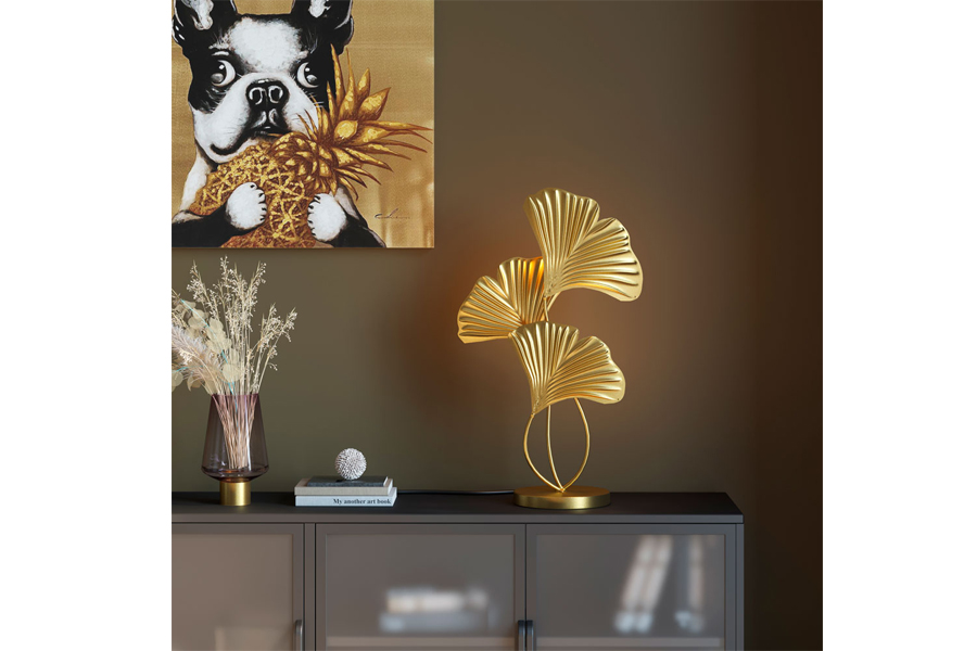 ドッグウィズパイナップル 80x80cm アート - アート・インテリア絵画の