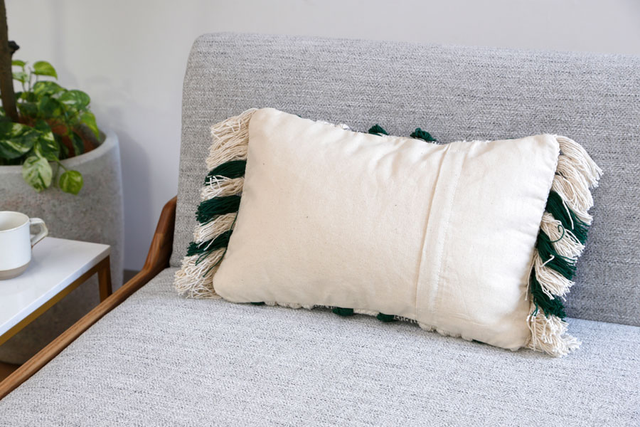 LH-CC 22 クッションカバー GR/NA 30×45cm - クッション・ブランケット