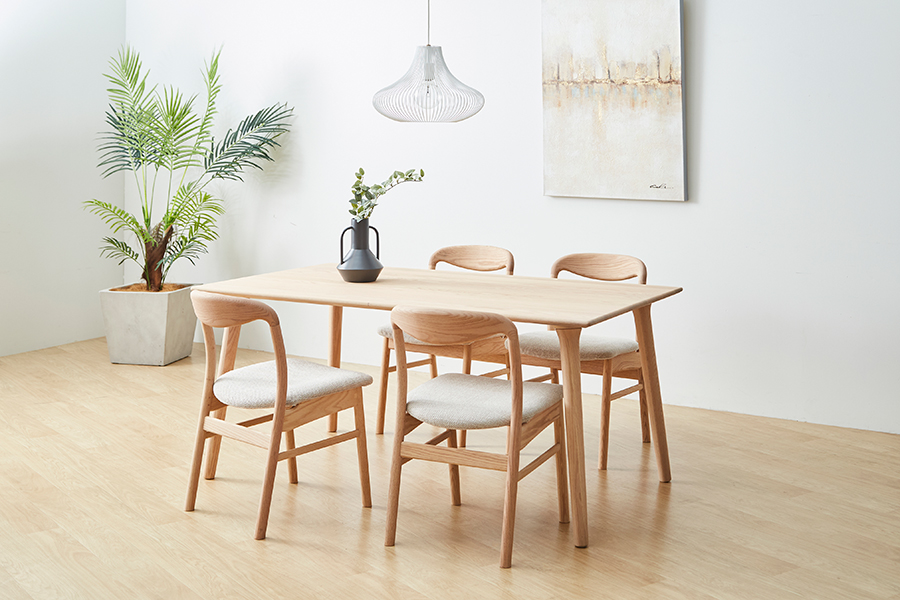 SATO（サト）ダイニングテーブル OAK W1800 - ダイニングテーブルの