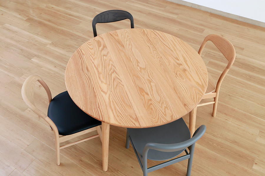 SATO（サト）ダイニングテーブル 円形 OAK W1000 - ダイニングテーブル