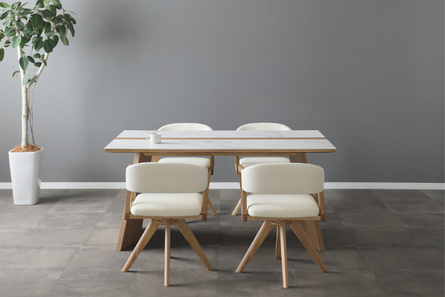 木製 回転式チェア - ダイニングチェアの通販 ｜リビングハウス【公式