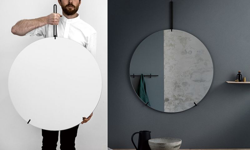 MOEBE / ムーベ ウォールミラーφ70cm - ミラー・鏡の通販 ｜リビング