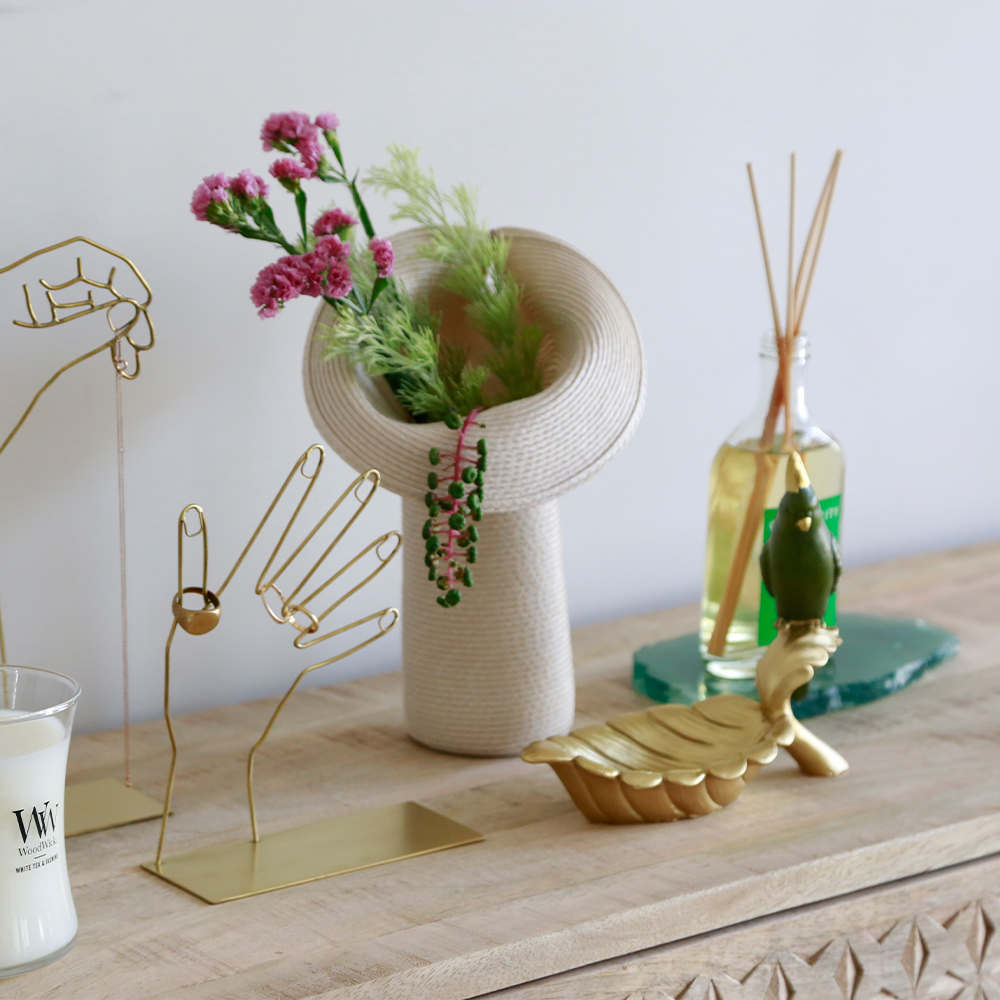 新仕様】Lapel （ラペル）フラワーベース S beige（2クリップ