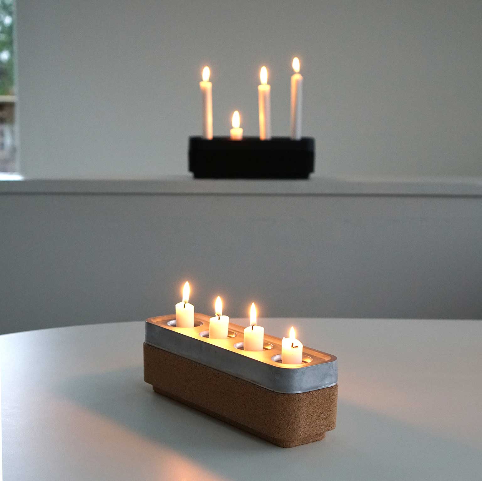 Born in Sweden（ボーン イン スウェーデン）アルミキャンドルホルダー