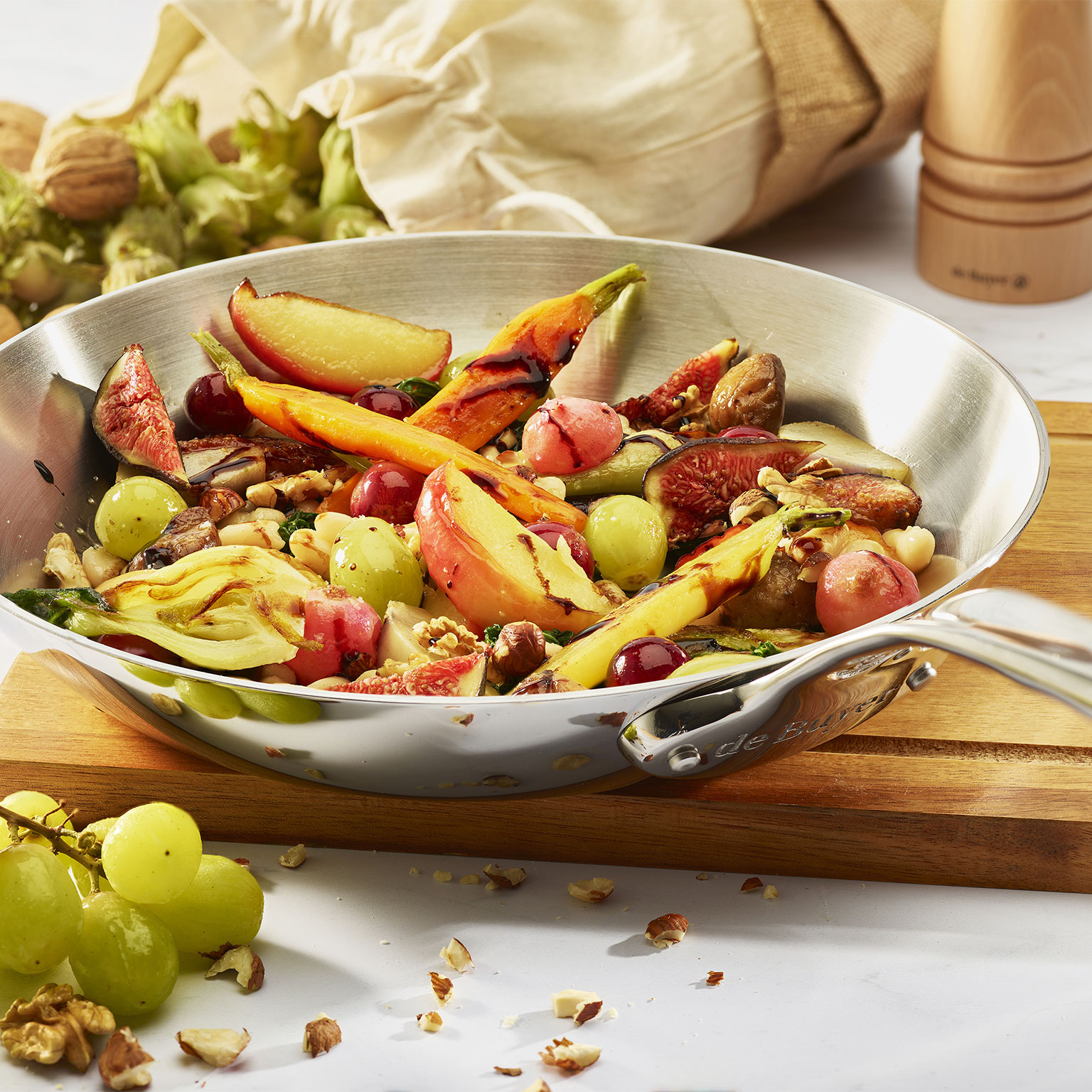 de BUYER（デバイヤー）AFFINITY ステンレスフライパン | LIVING MOTIF