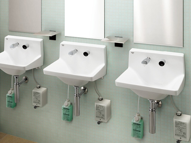 LIXIL | 洗面化粧室 | ハイバックガード洗面器