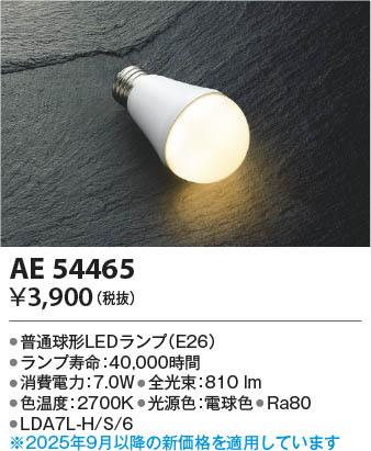 Koizumi コイズミ照明 LEDランプ AE54465 | 商品紹介 | 照明器具の通信