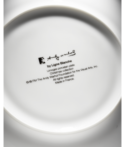 Andy WARHOL Porcelain Plate - ”Holiday 2016 / ANGEL”