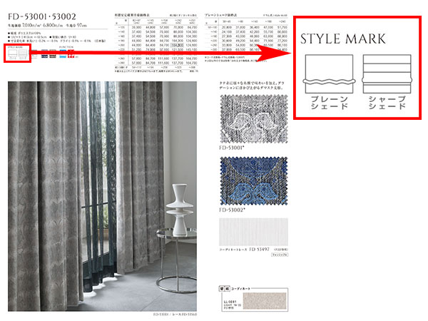 ローマンシェードの選び方【スタイルの種類と特長】