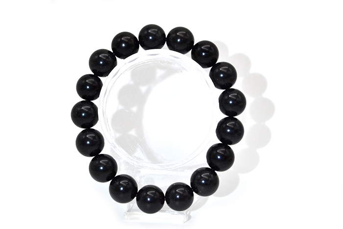 SALE 14%OFF】 日本の石 那智黒石 12mm玉ブレスレット 三重県