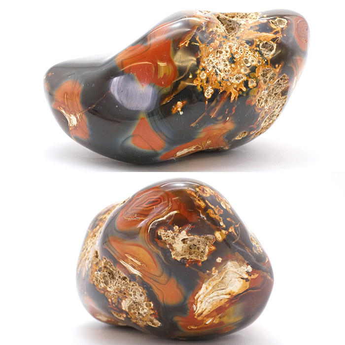 瑪瑙 めのう メノウ カルセドニー アゲート 酸化鉄 気分高揚 置物 風水