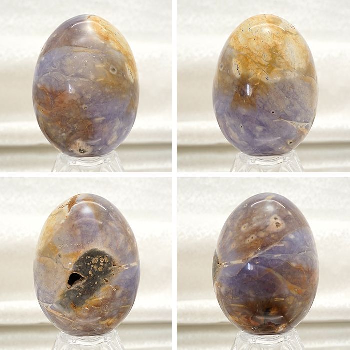 アゲートインアメジスト エッグ 卵 幸運 健康 人間関係 パワーストーン