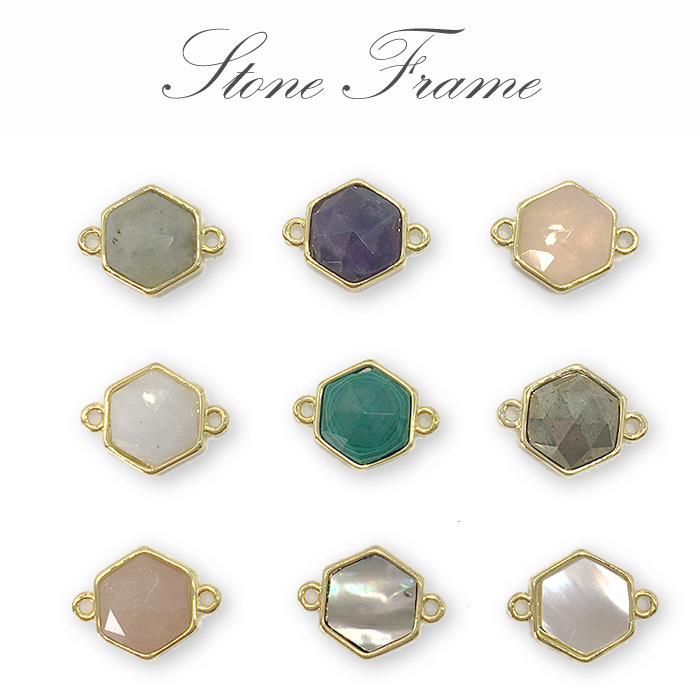 チャーム,ビジュー,フレームストーン,天然石,貝,パーツ,座付き,台座,石