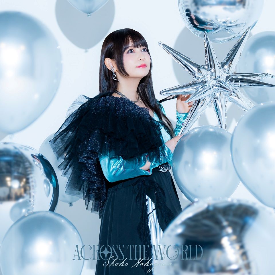 中川翔子、ガンダム主題歌シングル「ACROSS THE WORLD」CDジャケット