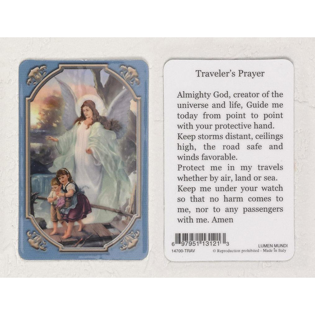 Daily Inspiration Plastic Prayer Card - Guardian Angel – Lumen Mundi