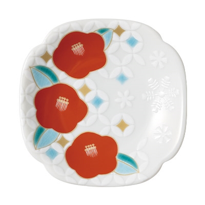 LUPICIA】九谷焼 オリジナル豆皿 椿 Small Plate | 茶器・オリジナル