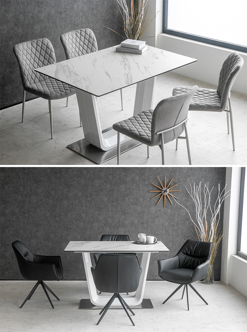 lushroom ダイニングテーブル 120×85cm 4人掛け スペインセラミック