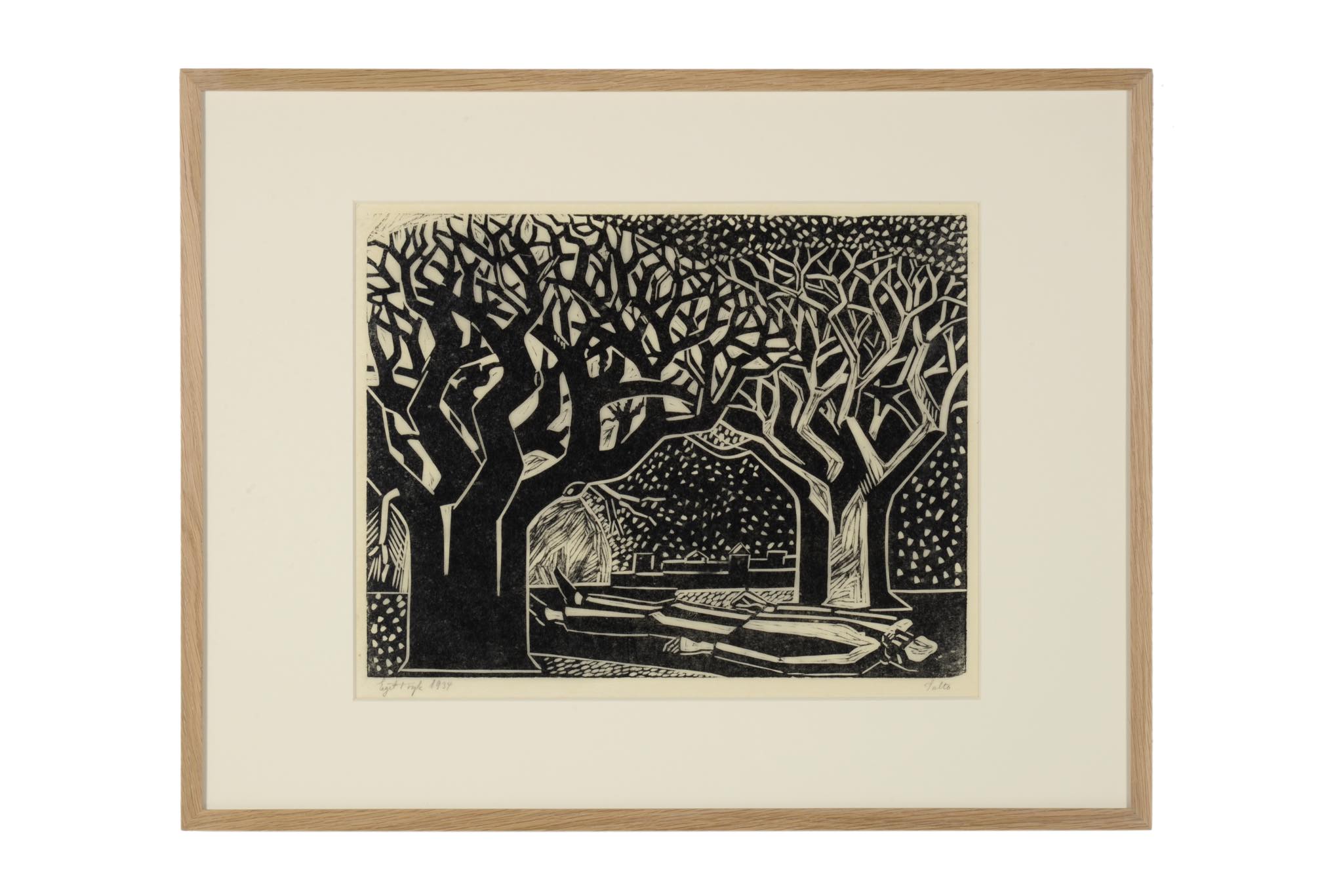 Axel Salto Woodcut work 1934 as01｜Luca Scandinavia | 北欧