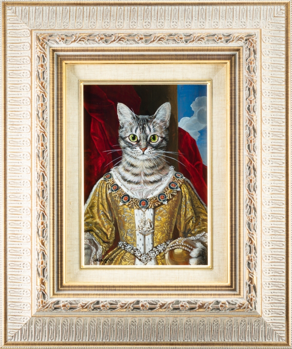 作品詳細: 貴族の猫の肖像