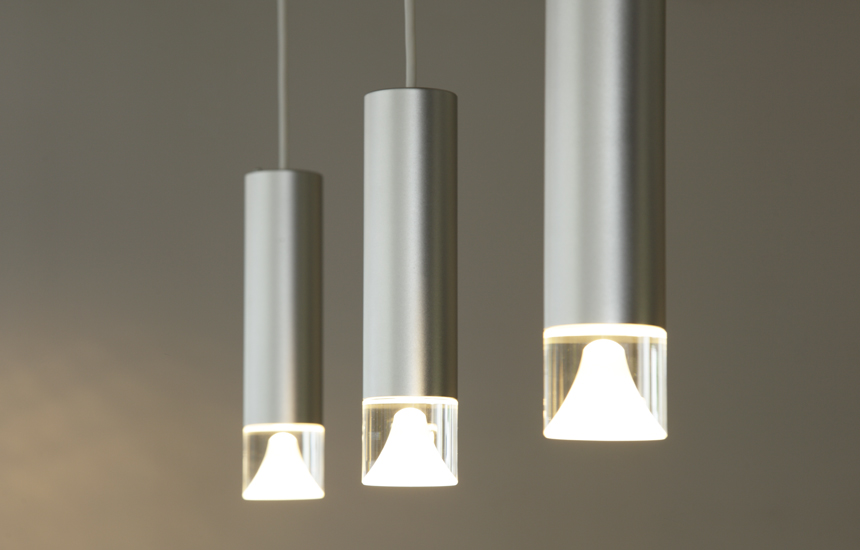 LEDアクリルカバー付き円筒ペンダントライト レール用 MPN06D