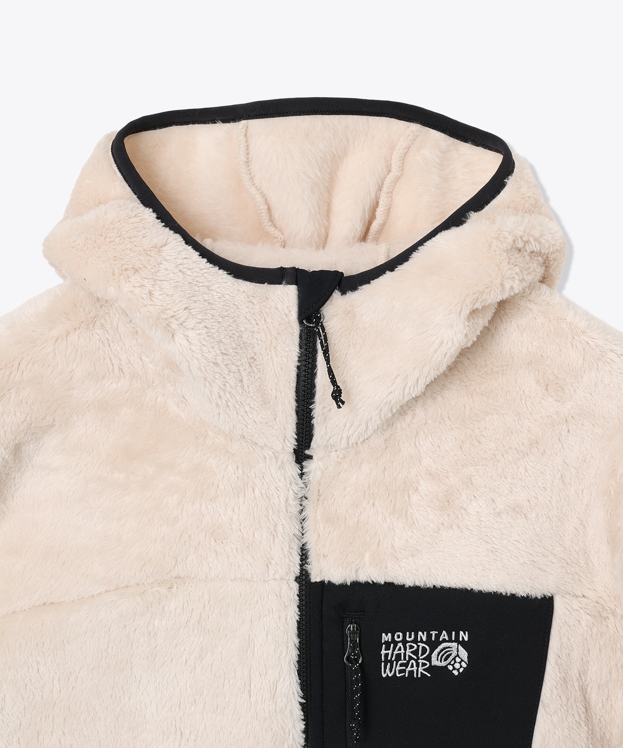 ポーラテックハイロフトフーデッドジャケット(XS Black)│マウンテン