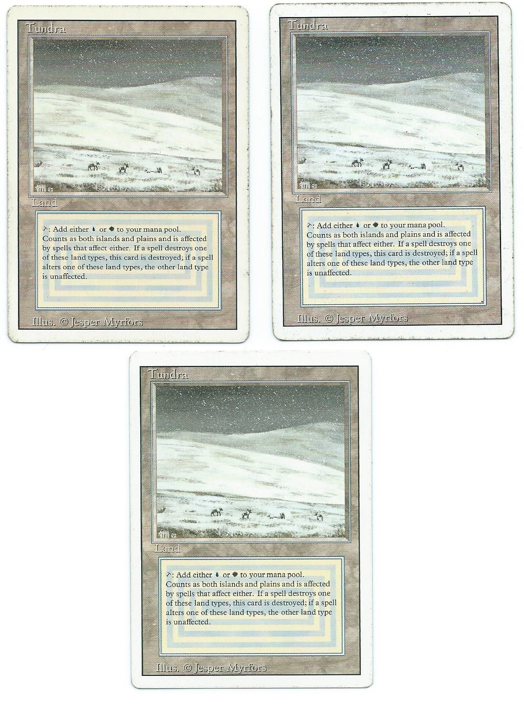 1x Tundra Revised Magic the Gathering | Dual lands | MTG Duals