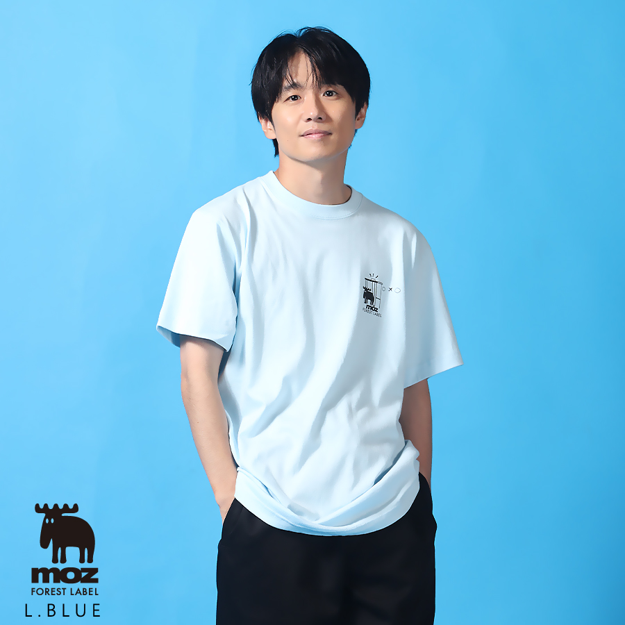 風間俊介×moz FOREST LABEL コラボ半袖Tシャツ