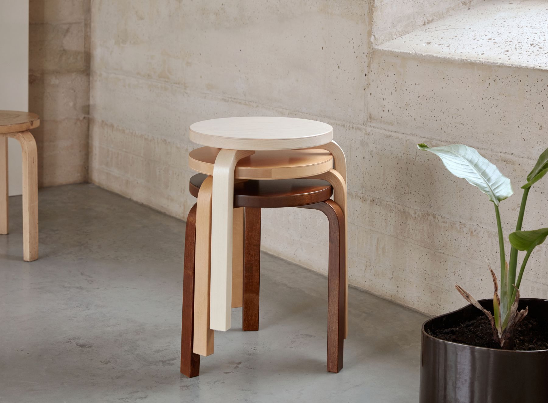Stool 60 by Alvar Aalto for Artek turns 90 - Mohd