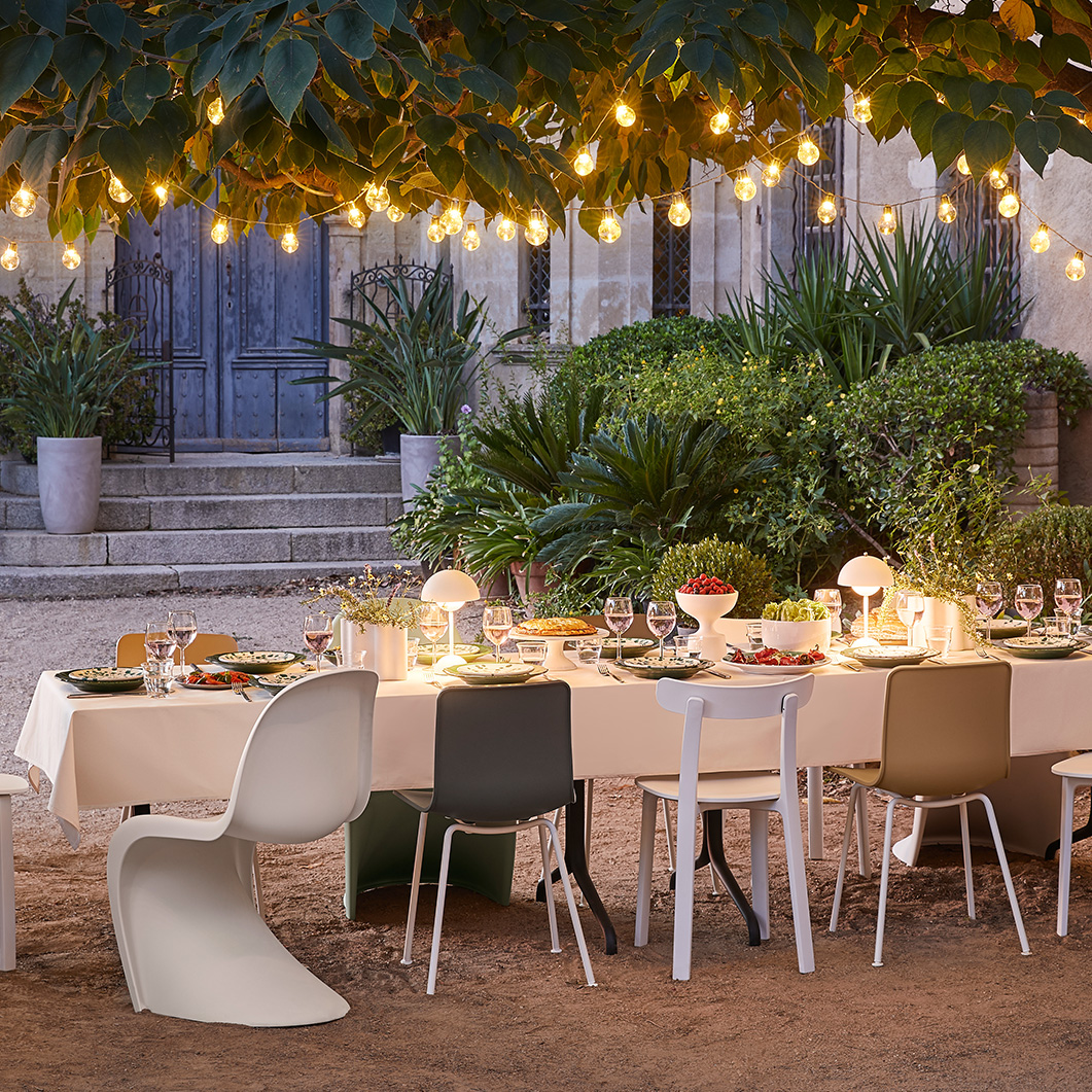 パントン チェア ホワイト(ホワイト)：ホーム