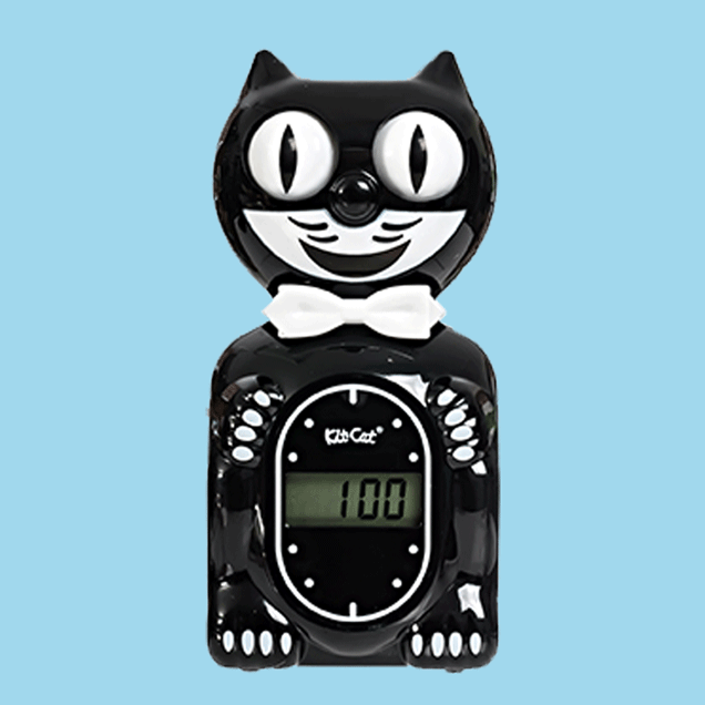 キットキャット デジタルデスククロック ブラック(デスククロック