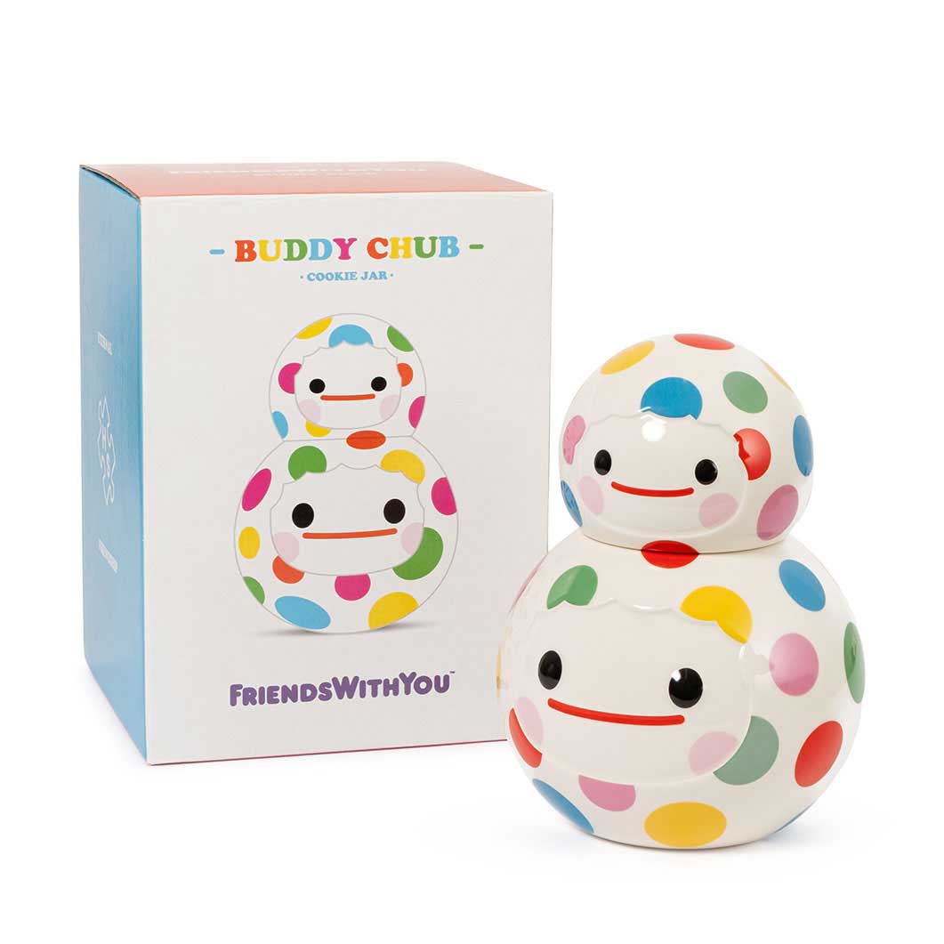 Buddy Chub セラミック クッキージャー：キッチン & ダイニング