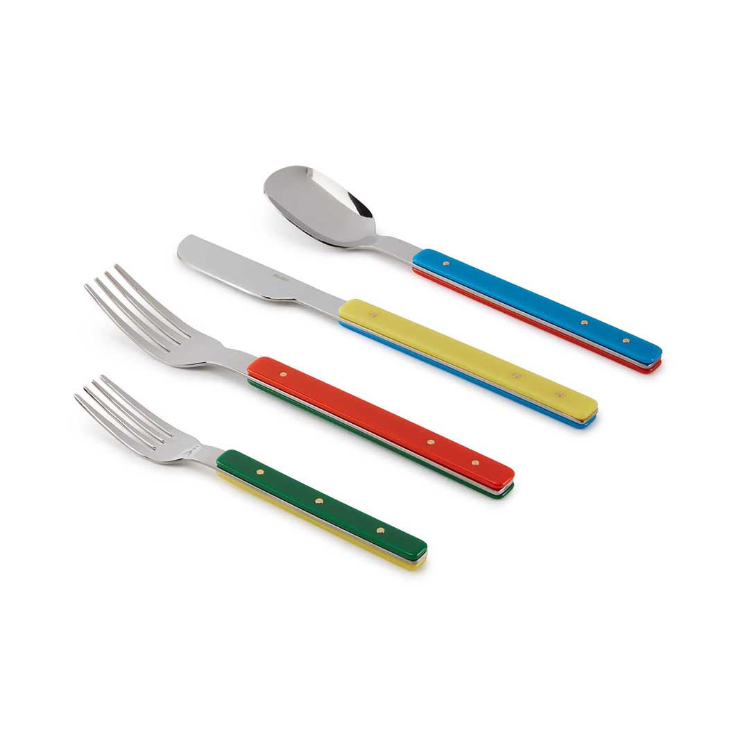 MoMA カラーブロック カトラリー 4点セット(MoMA カラーブロック