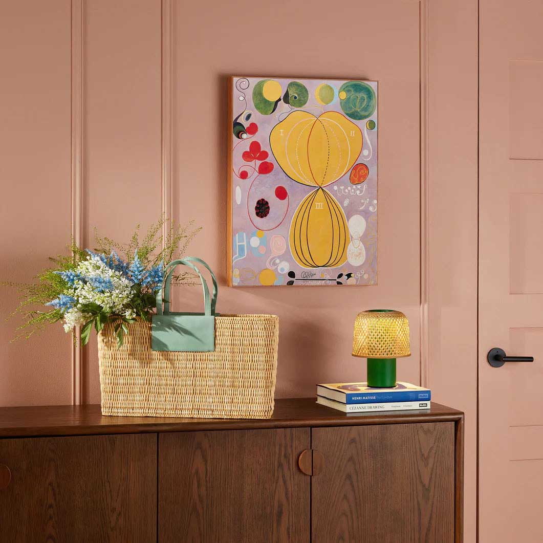 ヒルマ・アフ・クリント：Adulthood ラミネート加工フレーム付ポスター