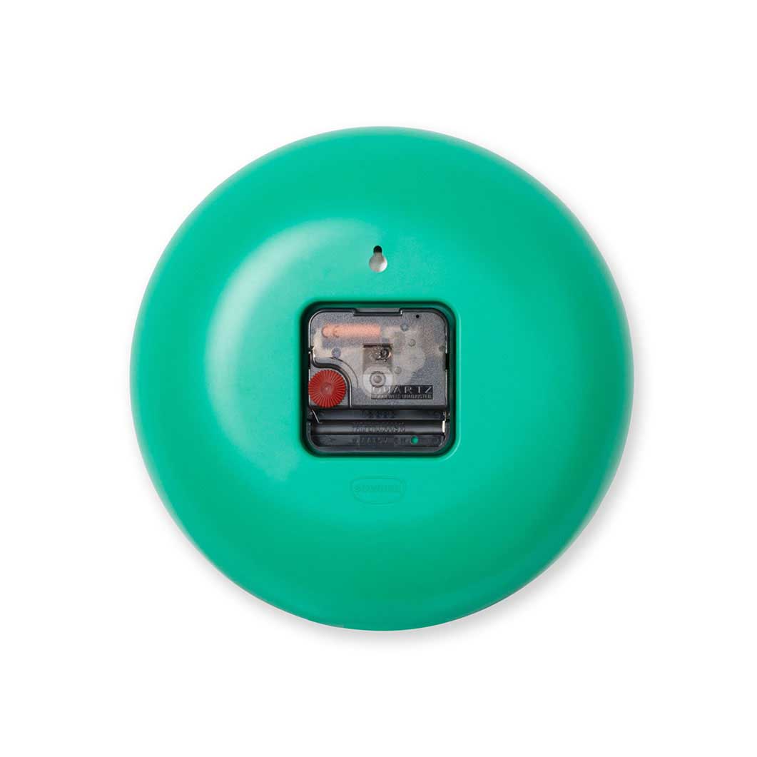 SOWDEN ウォールクロック パープル／グリーン(パープル/グリーン)：ホーム